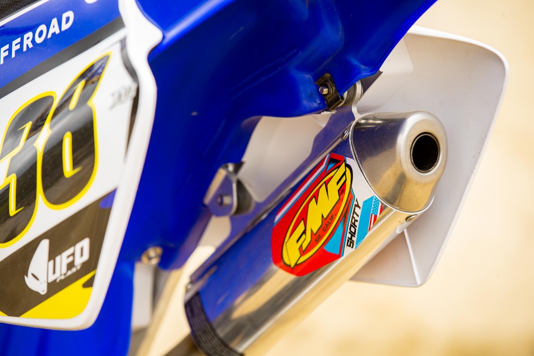 Close up of FMF pipe
